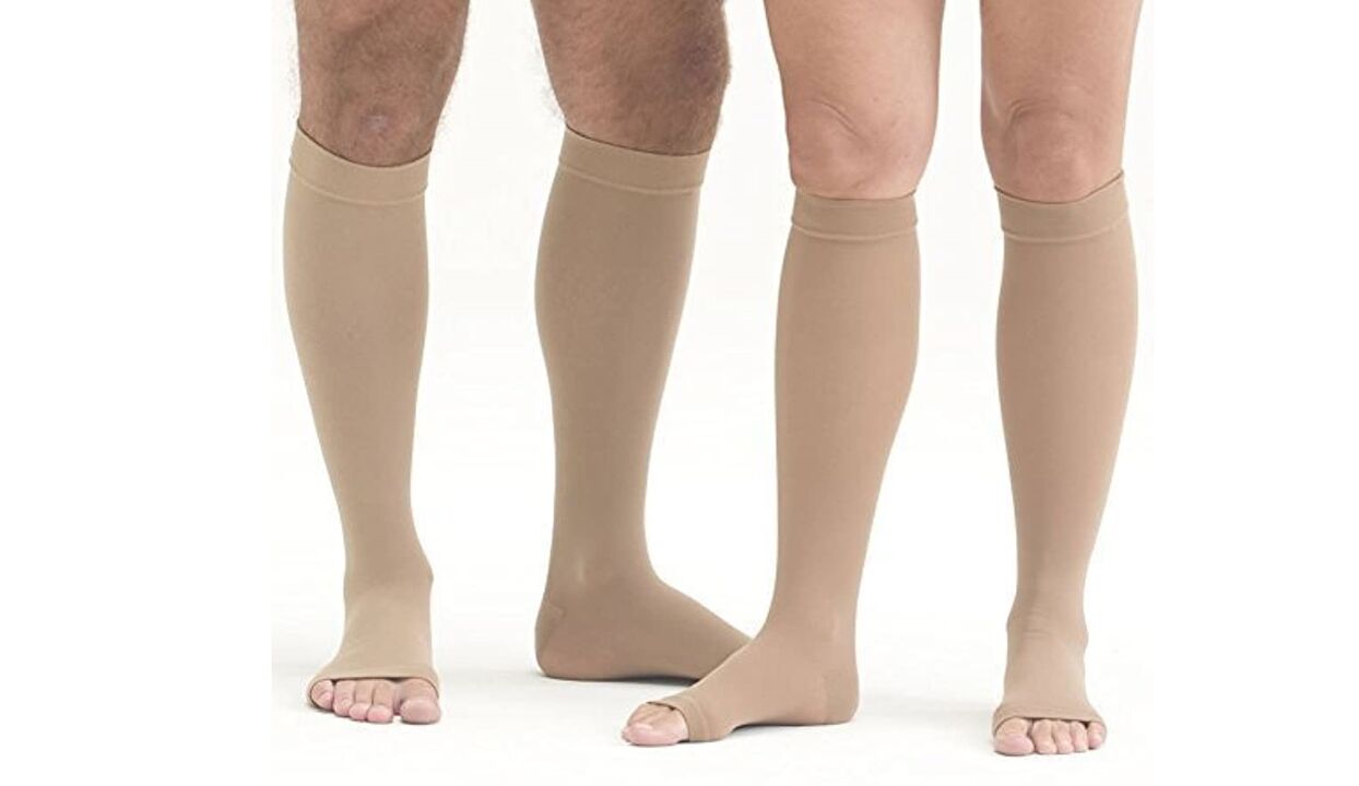 varisli damarlar için kompresyon çorapları