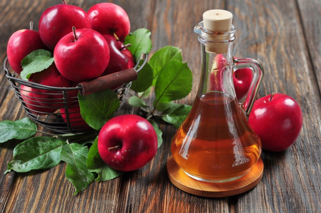 Varisli damarların etkili tedavisi için elma sirkesi